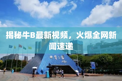 揭秘牛B最新视频，火爆全网新闻速递