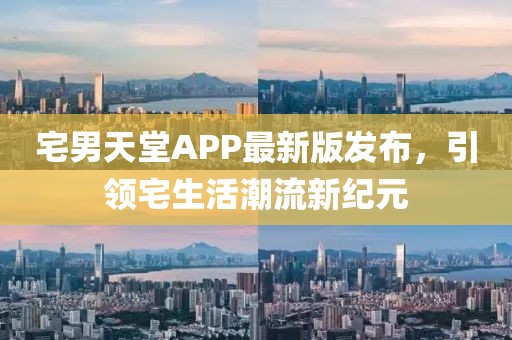 宅男天堂APP最新版发布，引领宅生活潮流新纪元