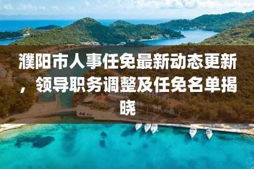 濮阳市人事任免最新动态更新，领导职务调整及任免名单揭晓