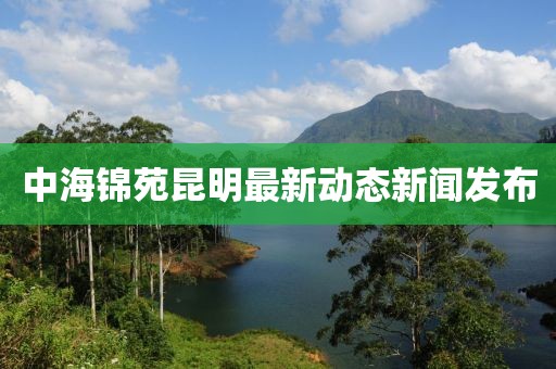 中海锦苑昆明最新动态新闻发布