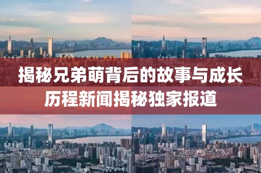 揭秘兄弟萌背后的故事与成长历程新闻揭秘独家报道