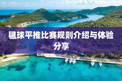毽球平推比赛规则介绍与体验分享