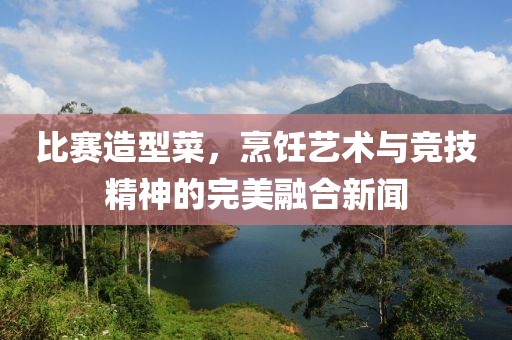 比赛造型菜，烹饪艺术与竞技精神的完美融合新闻