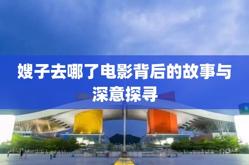 嫂子去哪了电影背后的故事与深意探寻