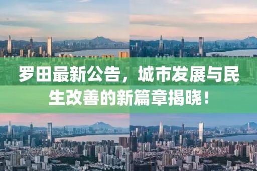 罗田最新公告，城市发展与民生改善的新篇章揭晓！