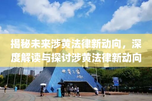 揭秘未来涉黄法律新动向，深度解读与探讨涉黄法律新动向