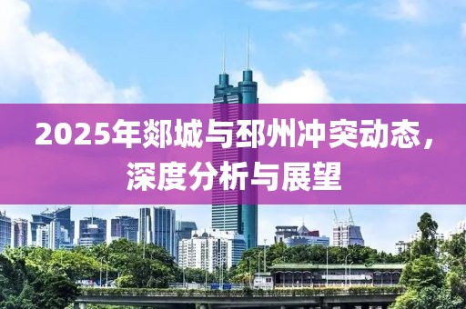 2025年郯城与邳州冲突动态，深度分析与展望