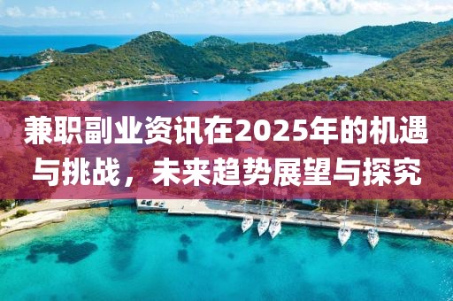 兼职副业资讯在2025年的机遇与挑战，未来趋势展望与探究