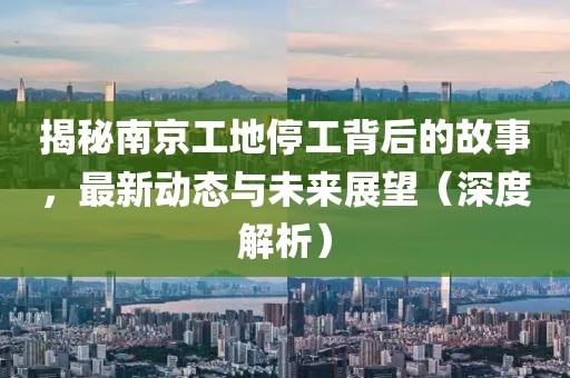 揭秘南京工地停工背后的故事，最新动态与未来展望（深度解析）