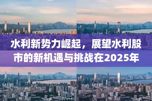 水利新势力崛起，展望水利股市的新机遇与挑战在2025年