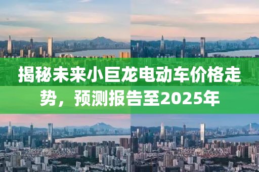 揭秘未来小巨龙电动车价格走势，预测报告至2025年