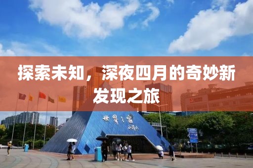 探索未知，深夜四月的奇妙新发现之旅