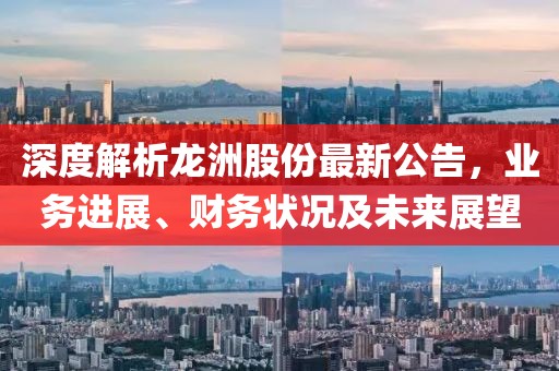 深度解析龙洲股份最新公告，业务进展、财务状况及未来展望