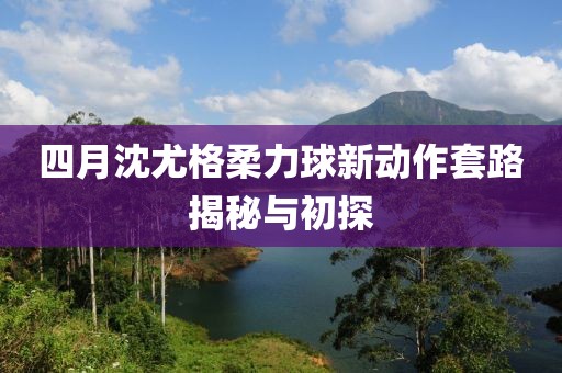 四月沈尤格柔力球新动作套路揭秘与初探