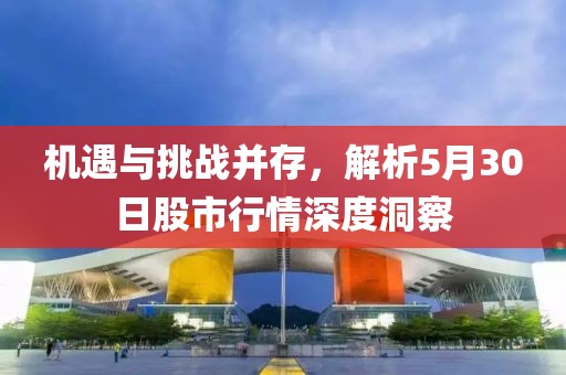机遇与挑战并存，解析5月30日股市行情深度洞察