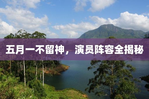五月一不留神，演员阵容全揭秘