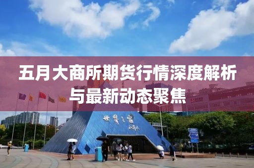 五月大商所期货行情深度解析与最新动态聚焦