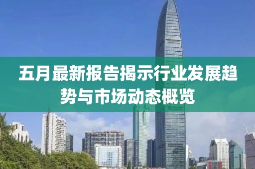 五月最新报告揭示行业发展趋势与市场动态概览