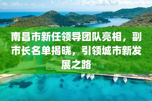 南昌市新任领导团队亮相，副市长名单揭晓，引领城市新发展之路