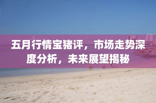 五月行情宝猪评，市场走势深度分析，未来展望揭秘