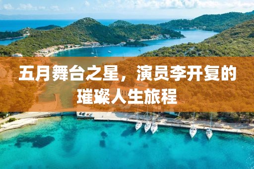 五月舞台之星，演员李开复的璀璨人生旅程