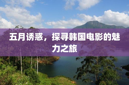 五月诱惑，探寻韩国电影的魅力之旅