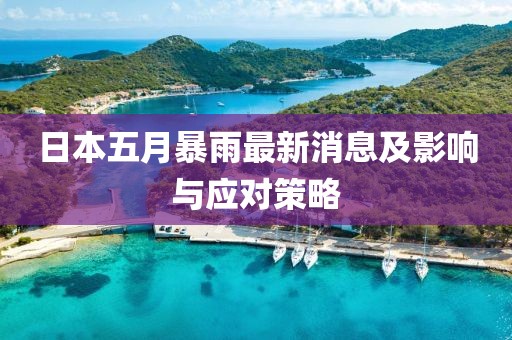 日本五月暴雨最新消息及影响与应对策略