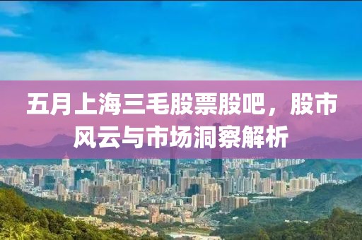 五月上海三毛股票股吧，股市风云与市场洞察解析