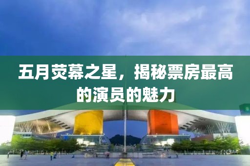 五月荧幕之星，揭秘票房最高的演员的魅力