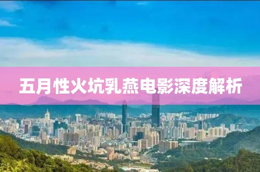 五月性火坑乳燕电影深度解析