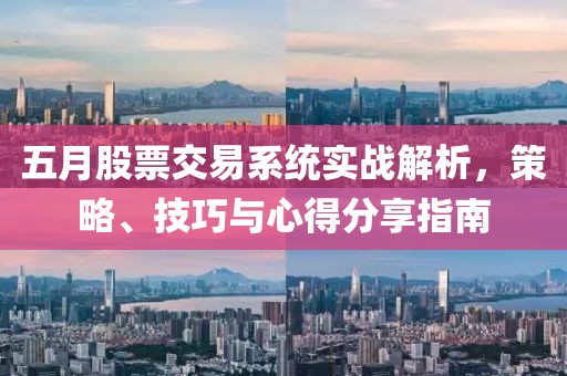 五月股票交易系统实战解析，策略、技巧与心得分享指南