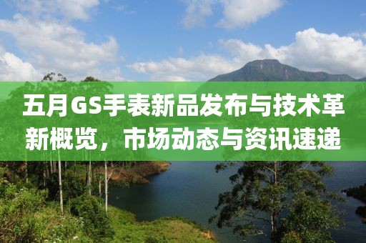 五月GS手表新品发布与技术革新概览，市场动态与资讯速递