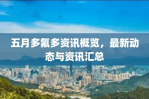 五月多氟多资讯概览，最新动态与资讯汇总