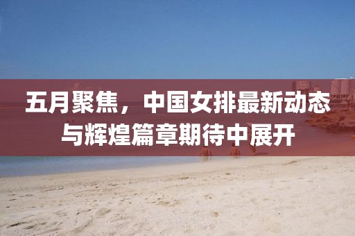 五月聚焦，中国女排最新动态与辉煌篇章期待中展开
