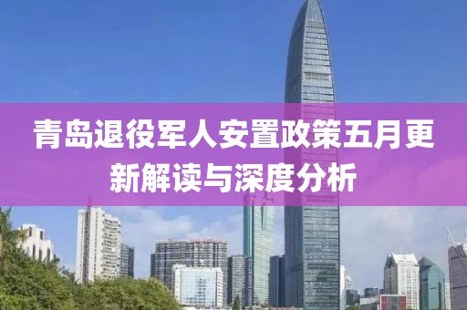 青岛退役军人安置政策五月更新解读与深度分析