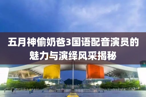 五月神偷奶爸3国语配音演员的魅力与演绎风采揭秘