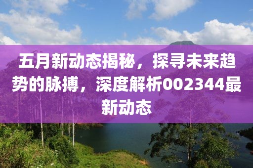 五月新动态揭秘，探寻未来趋势的脉搏，深度解析002344最新动态