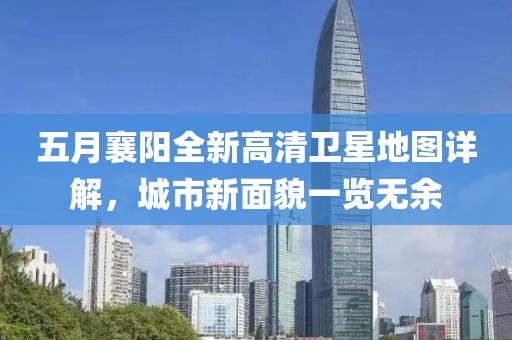 五月襄阳全新高清卫星地图详解，城市新面貌一览无余