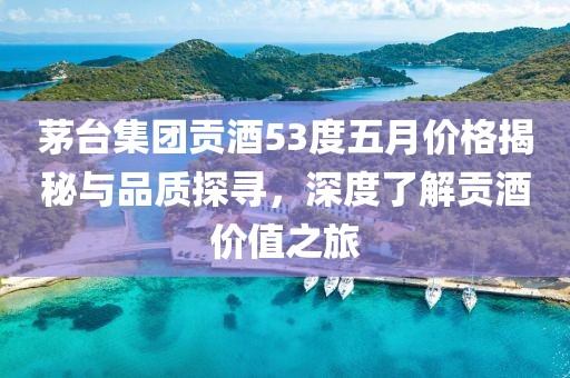 茅台集团贡酒53度五月价格揭秘与品质探寻，深度了解贡酒价值之旅