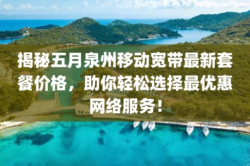 揭秘五月泉州移动宽带最新套餐价格，助你轻松选择最优惠网络服务！