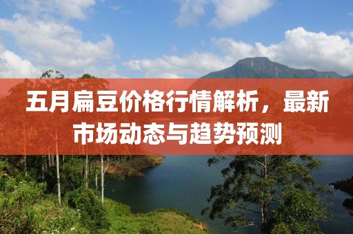 五月扁豆价格行情解析，最新市场动态与趋势预测