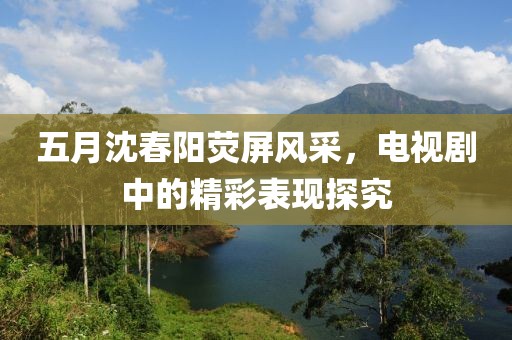 五月沈春阳荧屏风采，电视剧中的精彩表现探究