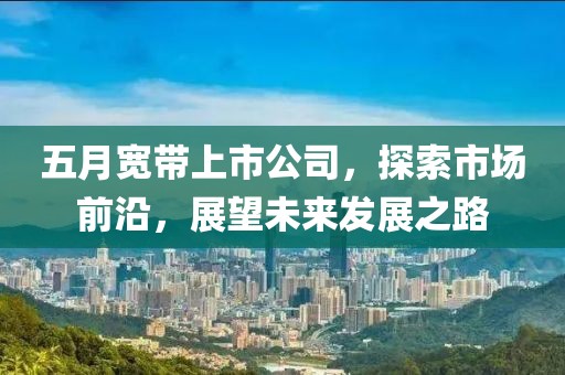 五月宽带上市公司，探索市场前沿，展望未来发展之路