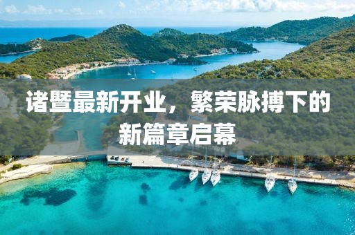 诸暨最新开业，繁荣脉搏下的新篇章启幕
